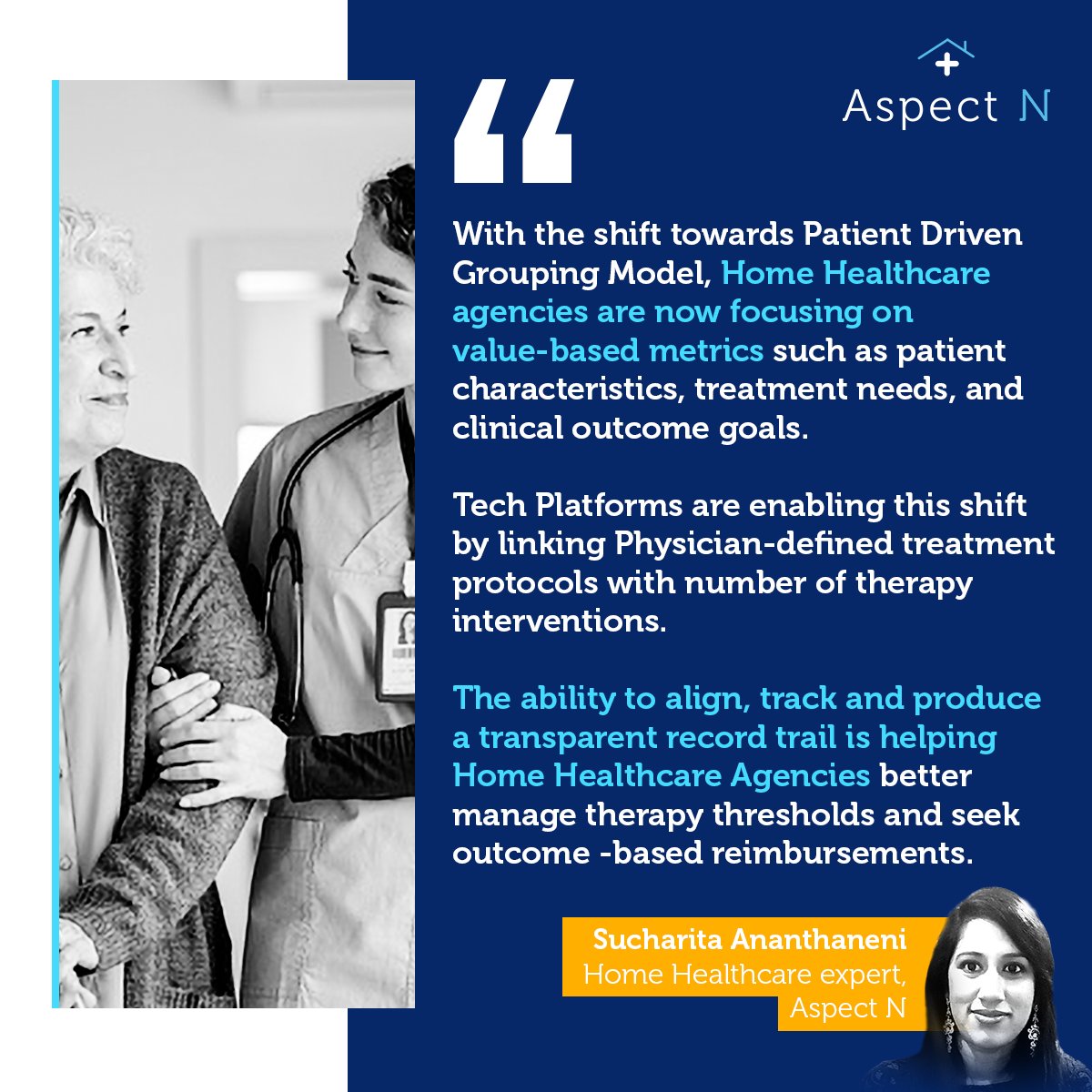 Aspect N creates a customisable platform for Home #Healthcare Services helping them align with the Patient-Driven Groupings Model.

(615) 619-3000
aspectn.com
solutions@AspectN.com

#AspectN #bundlen #skillednursing #patientcare #nurse #streamlineworkflow #Doctor