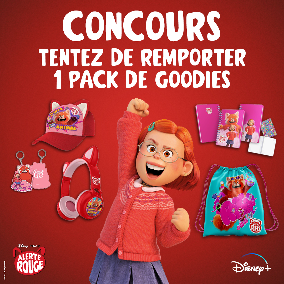CONCOURS 🎁 À l'occasion de la sortie d'Alerte Rouge en streaming sur #DisneyPlus, RT pour tenter de remporter un pack de goodies du film.