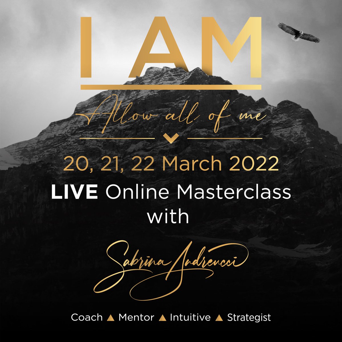 I created the online masterclass, I AM as an intentional intensive to help you blast through limiting beliefs and looping patterns while simultaneously integrating your limitless potential.
 
If this feels right, click to join: bit.ly/3KECmns
 
With love,
Sabrina 🤍