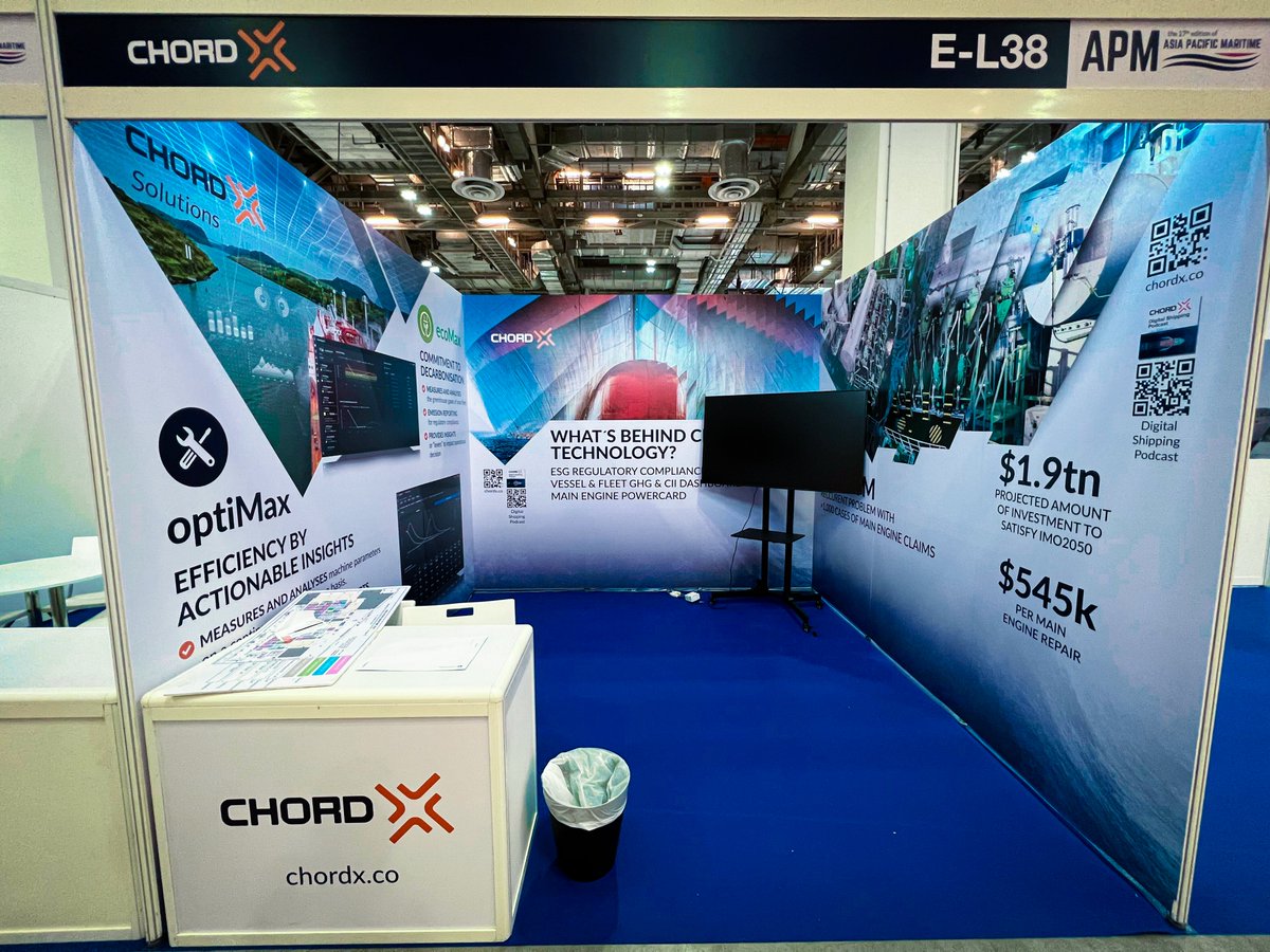 ChordX3's tweet photo. 𝗠𝗲𝗲𝘁 𝘂𝘀 𝘁𝗼𝗺𝗼𝗿𝗿𝗼𝘄 𝗮𝘁 𝗔𝘀𝗶𝗮 𝗣𝗮𝗰𝗶𝗳𝗶𝗰 𝗠𝗮𝗿𝗶𝘁𝗶𝗺𝗲 (𝗔𝗣𝗠) 𝘁𝗼 𝗱𝗶𝘀𝗰𝘂𝘀𝘀 𝗱𝗲𝗰𝗮𝗿𝗯𝗼𝗻𝗶𝘀𝗮𝘁𝗶𝗼𝗻. 𝗕𝗼𝗼𝘁𝗵 𝗘-𝗟𝟯𝟴. Join the team, @HongTinWei1 &amp; @LChdx Leo Grayson to discuss the course to net-zero for the Maritime Industry! #APM2022 https://t.co/Rcn8MfVFhP
