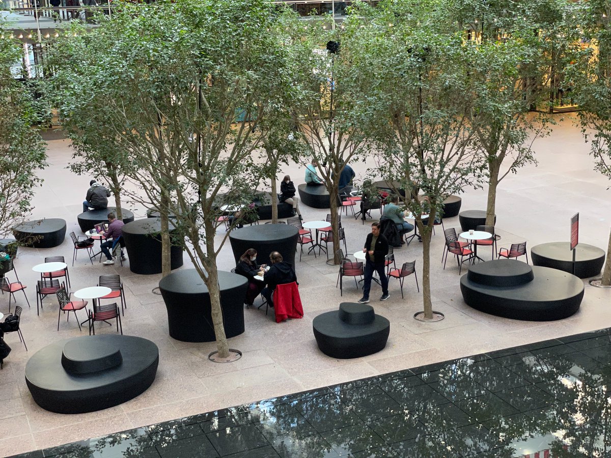 AMPeterZelinski's tweet photo. For #3Dprinting fans, a must-see in Minneapolis is the @idscenter
These organic-looking forms in the atrium were made via #additivemanufacturing. @WeAreDI made them on a machine from @thermwood.
See anything or anyone you recognize in this photo? https://t.co/VVjj3Le2my