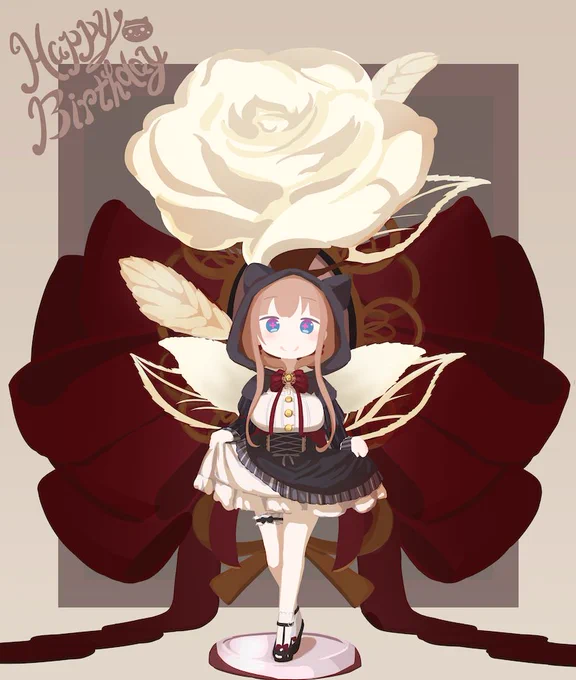 いつもあなたに元気をもらってます、かわいい声や歌に背中を押してもらってます、その姿勢や言葉に惹かれてます…
伝えきれない想いを込めて……
いつもありがとう、ハッピーバースデーちえりちゃん🍒

今日もちえりちゃんはかわいいなぁ!

 #ちえりちゃんお誕生日会  #花京院ちえり  #ちぇり絵 