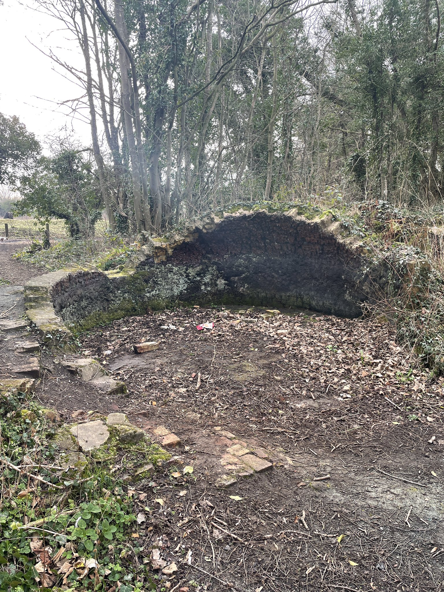 The remains of one of the Beehive Ovens, taken in March 2022.