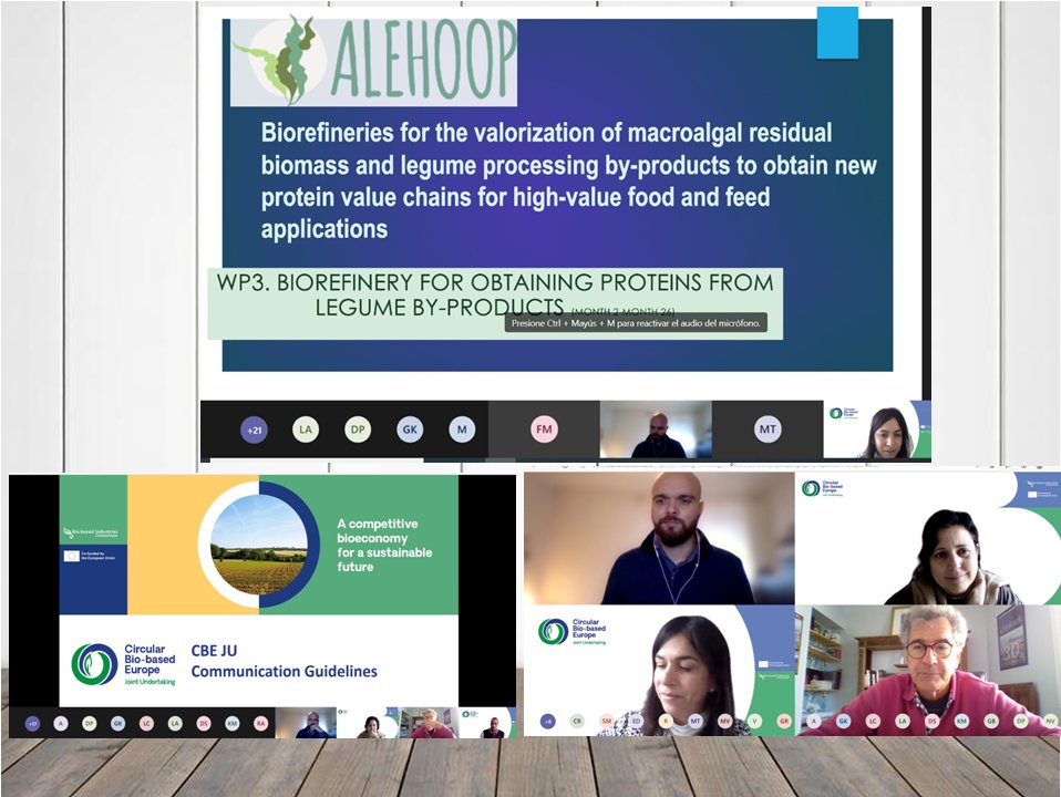 PrietoHontoriaP's tweet photo. Recientemente participamos n la reunión anual junto al project officer del proyecto @alehoop_h2020 financiado x @CBE_JU #Horizon2020. Resultados muy interesantes dl consorcio, xa preparar los NPDs de con los aislados proteicos obtenidos n @Garlan
#NewProtein #sustainablefood https://t.co/5QItnf3gv1
