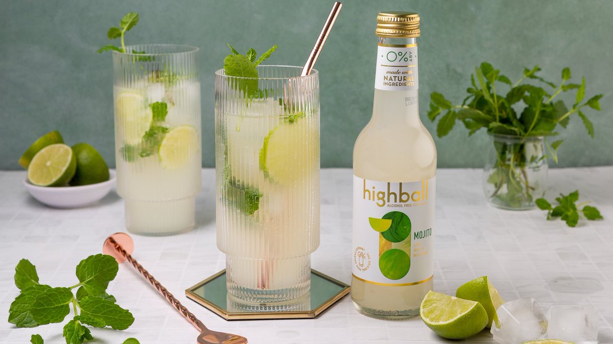 Our #alcoholfree Mojito is in this month's Jomo Club #nonalcoholic subscription box. Read all about our 0% cocktails here jomoclub.co.uk/blog/an-alcoho…

#mocktails #soberliving #cocktails #hospitality