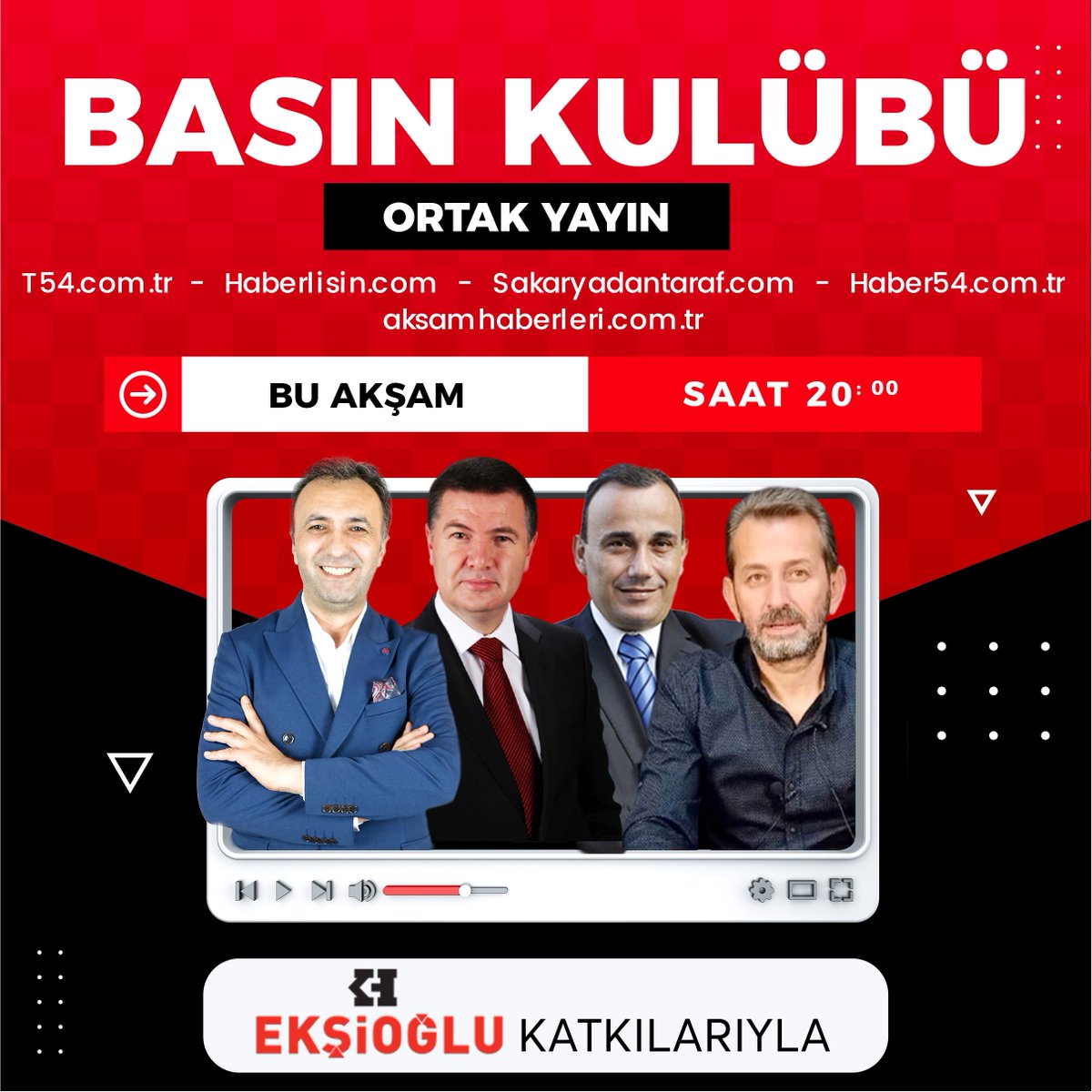 haberlisin's tweet photo. ‘Basın Kulübü’ programı yoğun gündemiyle bu akşam saat 20:00'da sizlerle.
@guvenhasbas @uganraif @sezaimatur @oktaysari54
#basinkulübü #adapazari #sakarya #tvprogrami #canliyayin #haberlisin https://t.co/AOPd3B1oHT