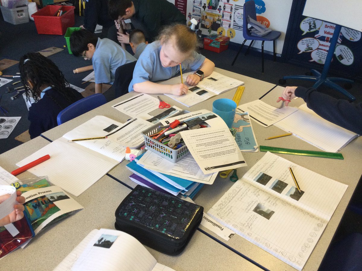 St_Wilfrids_4B's tweet photo. We have had a really exciting morning learning about the fossilisation process and creating our own fossils. #crosscurricularlearning #BritishScienceWeek2022 #rocksandsoilstopic #crosscurricularwriting https://t.co/pFmPsY1FFe
