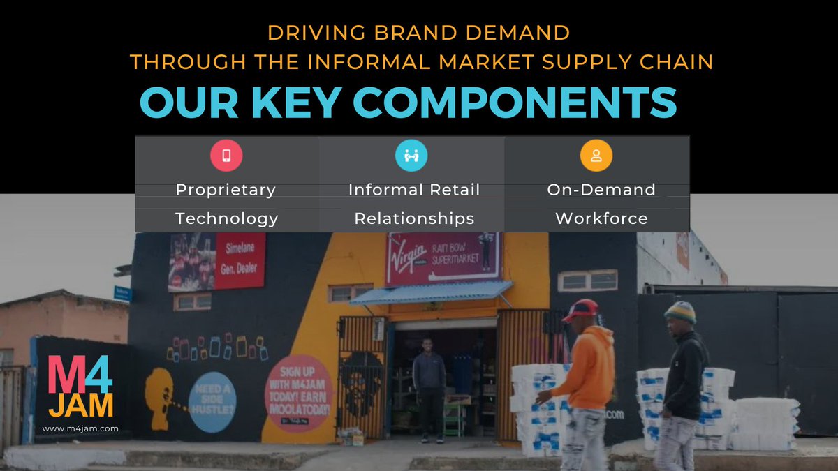 With tech, data, relationships &amp; on-demand staff, we deliver double digit brand growth.
m4jam.com #InfomalMarket #M4Jam #RouteToMarket