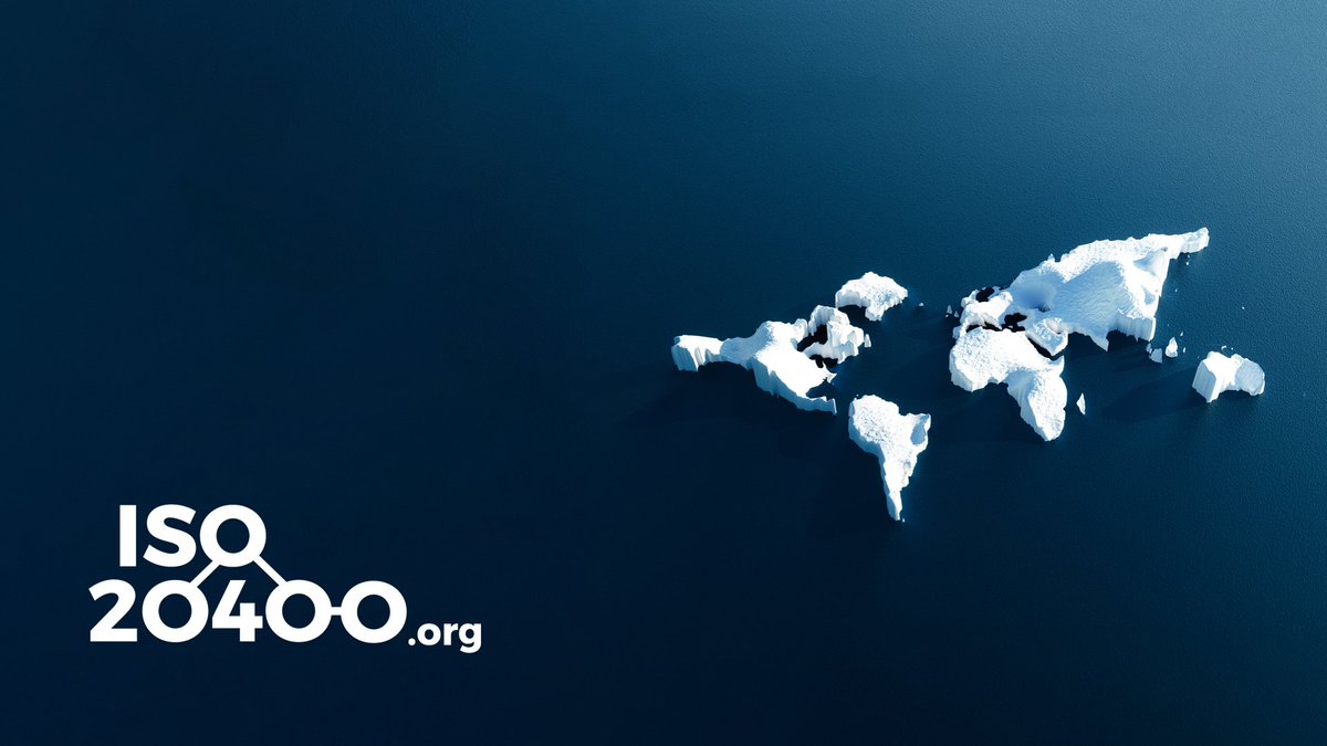 ISO_20400's tweet photo. As the ISO 20400 standard approaches its fifth anniversary in April 2022, the NSB's will have an opportunity to vote to Withdraw, Revise/amend or Confirm the ISO 20400 standard. This letter sets out the case to Confirm.

https://t.co/XDh5eMUEdR https://t.co/3a6wNwTp8l