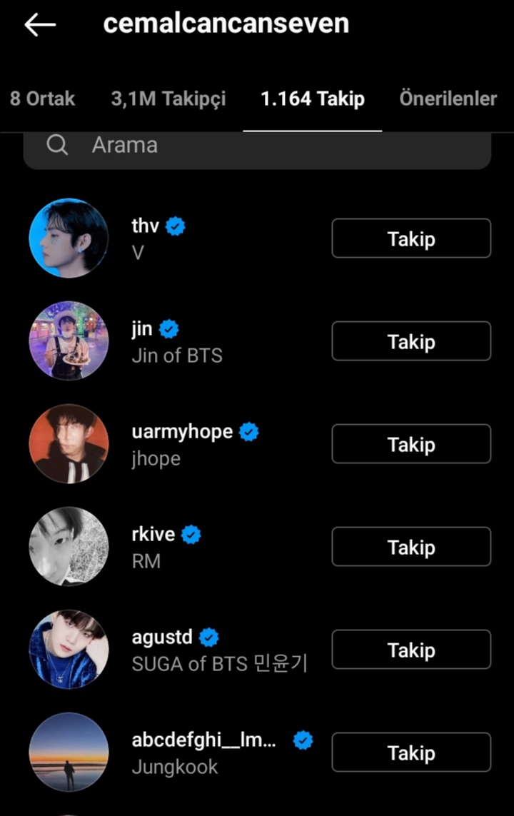 Cemalcan da bts fanı çıktı 😂
Boşuna sevmiyorum bu adamı