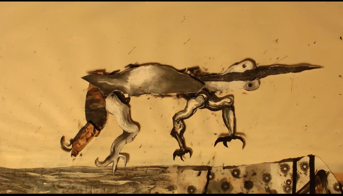 文化庁メディア芸術祭に2014年制作の初めて作ったアニメーション作品 [KEMUKUJARA]　が「審査員会推薦作品」に選ばれました。記念碑的一品なので　嬉しい。
首を跳ねまくる女と最弱の生き物が出会い世界が少し良くなる、という話です。
本編はこちらです
vimeo.com/150412843