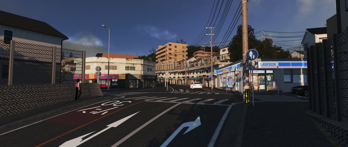 renashabell's tweet photo. The road towards to shrine 

#CitiesSkylines 
#Japan 
@ColossalOrder https://t.co/YgsG7X0Qi1