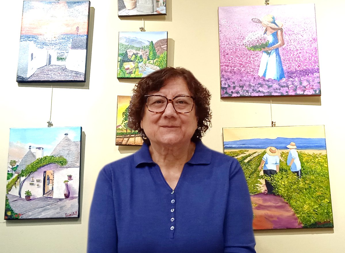 AplecCaragol's tweet photo. Pintures a l'oli de l'artista lleidatana Trinitat Solé a la sala Manolo Calpe de la #Fecoll. Podeu gaudir-ne des d'avui mateix i fins al 30 d'abril.
#SomAplec #SomFecoll #cultura
https://t.co/mf46kYTpXD https://t.co/YrvF71usoP