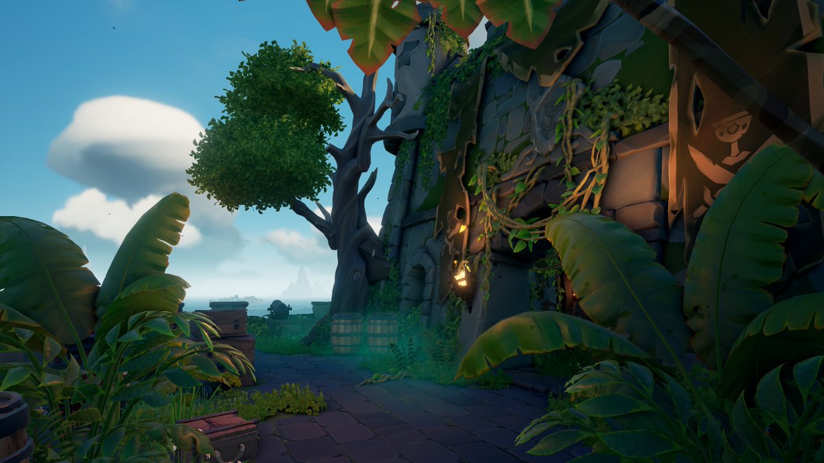 byVadon's tweet photo. The new sea forts in Sea of Thieves are so damn pretty.
I especially love the overgrown variants in the ancient isles!
#SeaofThieves https://t.co/ZBXBcyP6Hx