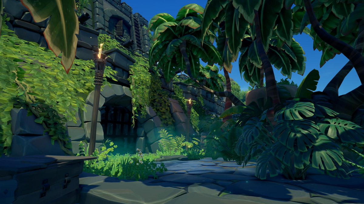 byVadon's tweet photo. The new sea forts in Sea of Thieves are so damn pretty.
I especially love the overgrown variants in the ancient isles!
#SeaofThieves https://t.co/ZBXBcyP6Hx