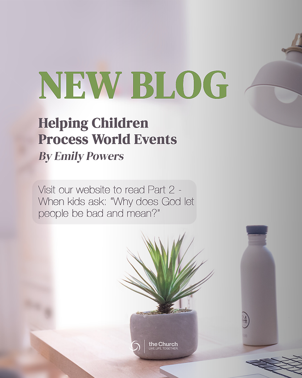 live_life_2gthr's tweet photo. "We can help our children look at the world through a Biblical worldview – with love, compassion, trust in God, and the power of Jesus within them. "
Read here: https://t.co/u4L1q4HlHU
#theChurch #LiveLifeTogether #Revive #DiscipleMaking #Blog #Discipling https://t.co/qPW1jcAEJa