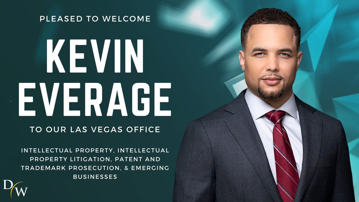 dickinsonwright's tweet photo. Welcome to Kevin Everage! Kevin is an Associate of our Las Vegas office and focuses his practice on intellectual property, with an emphasis on litigation and patent and trademark prosecution. To learn more about Kevin, click here: https://t.co/34y2zA4w48 #IPlaw #DWPLLC https://t.co/NvSDvPmCBM