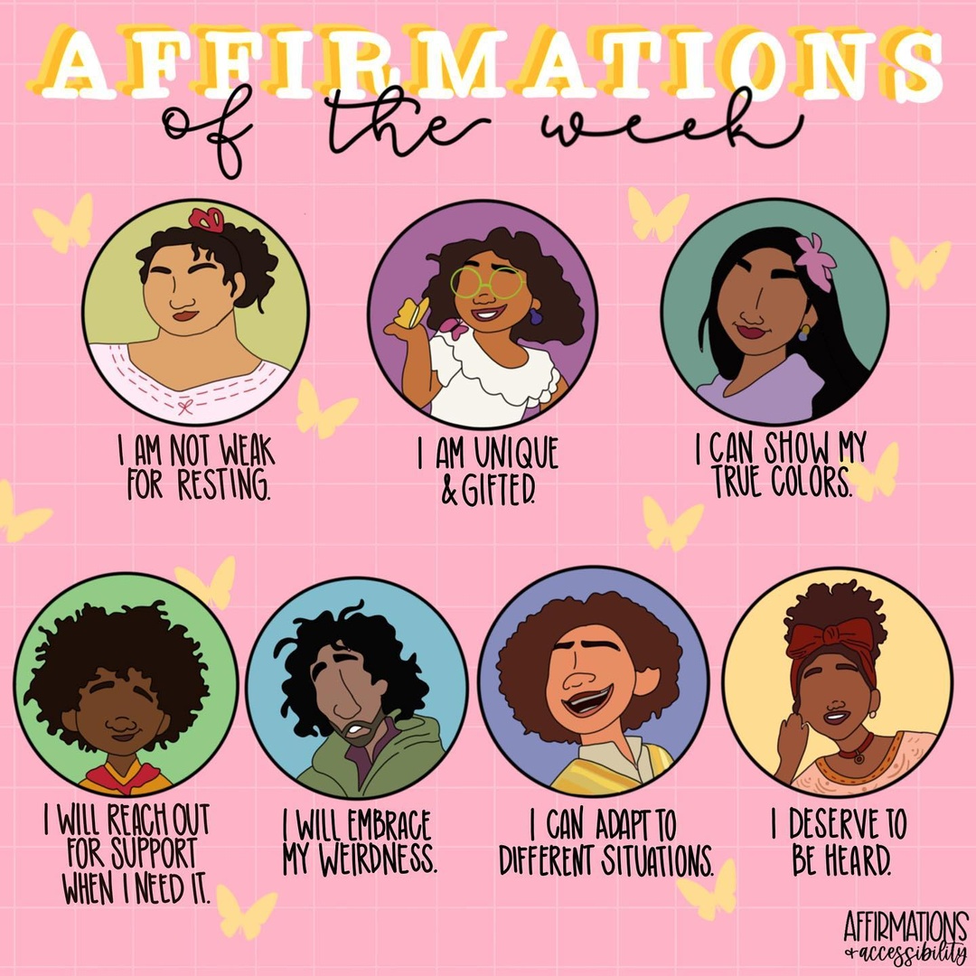 2 years ago, we never thought we would be experiencing a shelter in place and having to adjust to the changes of a new normal. This is your reminder to take care of yourself and to affirm yourself with what you need to hear.  💭 💜  

🎨 affirmationsandaccessibility/IG