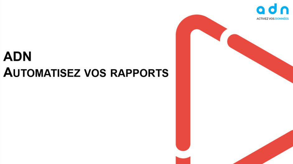 ADN_SOFT_MR's tweet photo. [AUTOMATISATION] – Pensez à automatiser vos rapports powerpoint® ! Grâce à son logiciel SLIDIE et à son savoir-faire, ADN vous accompagne dans la mise en place et la production de déclinaisons de rapports. #SLIDIE #adnsoft #automatisation https://t.co/cP1fl3tot5