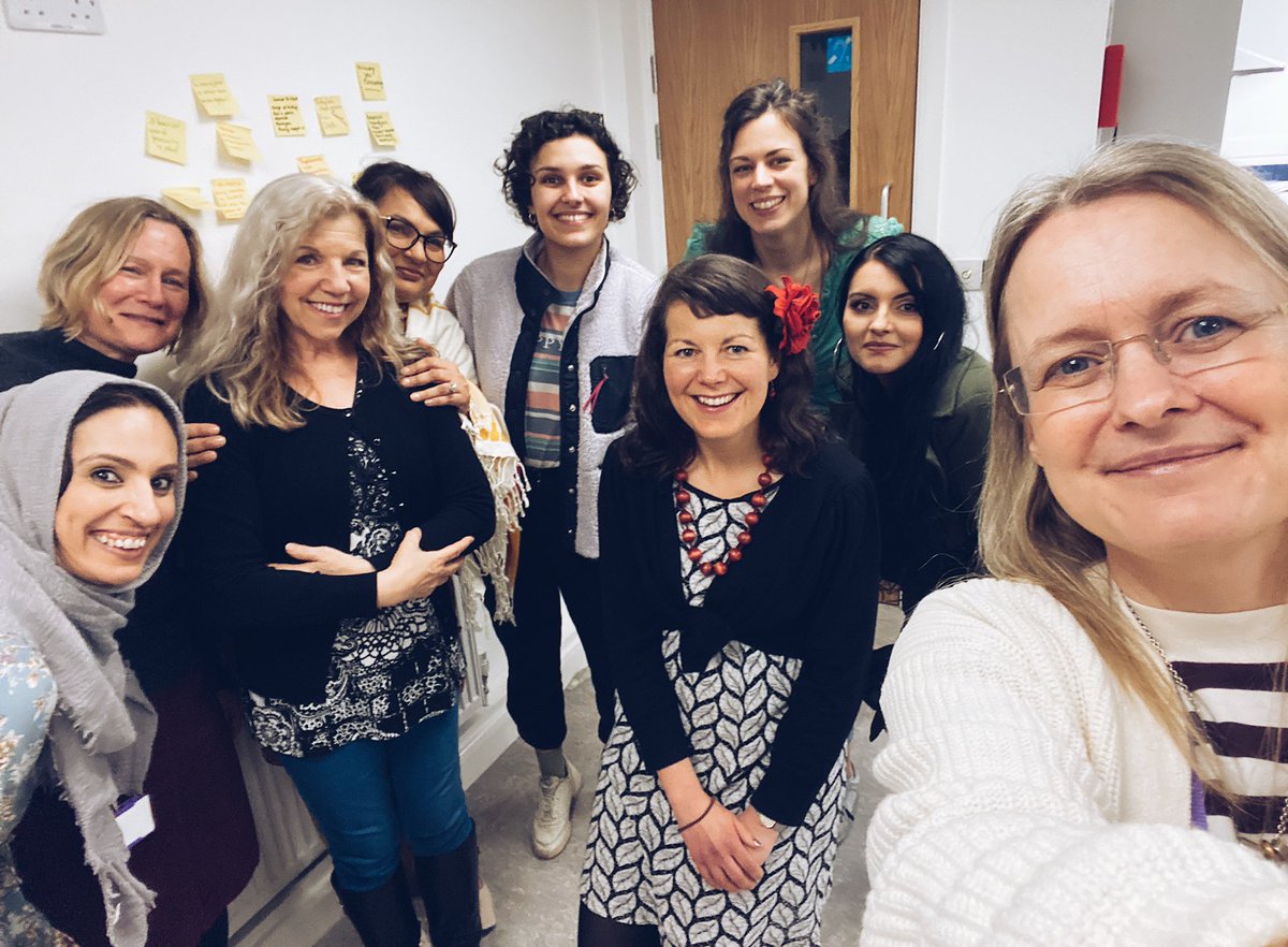 Last night we welcomed two actors from the play ‘Jane Hair’ to lead us in a workshop which empowered us to believe that we all have the capacity to be creative.Some words written afterwards that sum it up: “Togetherness” “Connection” “Hope”, “Respect” “Joy” #Brontes #interfaith