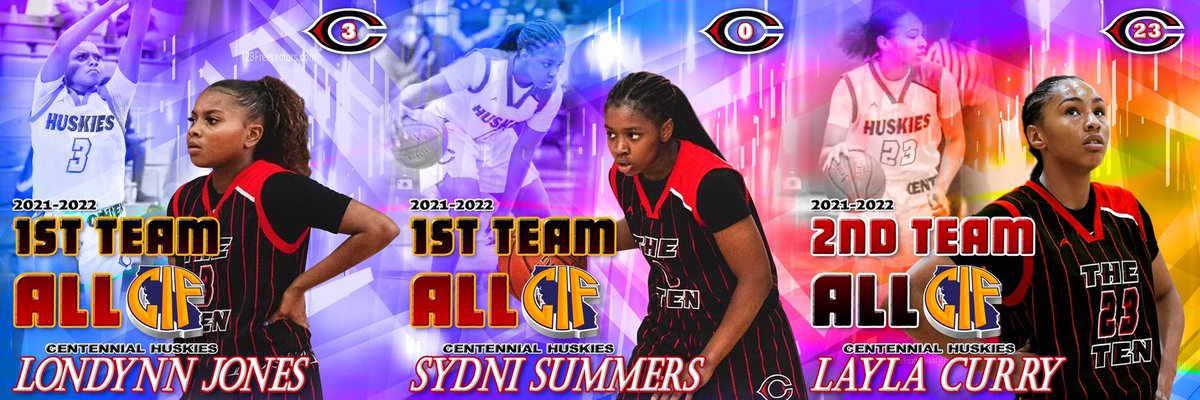 Congrats to <a href="/LondynnThaCutie/">londeeeezy</a> and Sydni Summers for making 1st team All <a href="/CIFSS/">CIF Southern Section</a> and <a href="/LaylaCurry16/">Layla  Curry</a> for making All-CIF 2nd team! Great job this season ladies… #cen10basketball🏀 #cen10 #the10