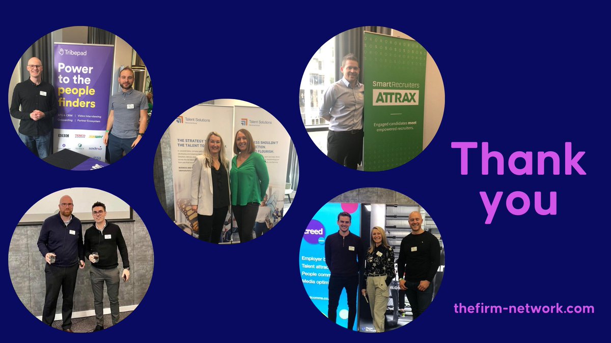 TheFirmRecruits's tweet photo. What a fantastic day in Manchester for the first #FIRMday of 2022. It has been great to network and hear some insightful presentations. Thank you to all of our sponsors/speakers today @Tribepad @CreedComms @SmartRecruiters @ManpowerGrpS_UK https://t.co/hNL2nsTYEg