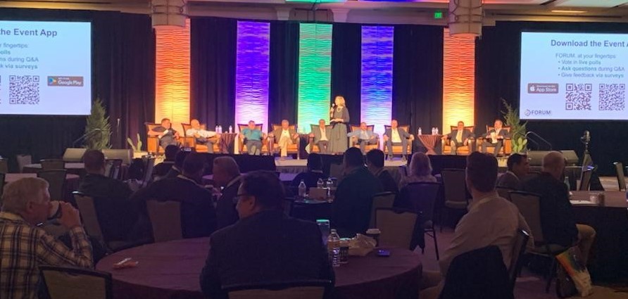 SandonGlobal's tweet photo. The Great Anilox Debate is underway #ftaforum and we are front and centre. Visit us at #infoflex2022 https://t.co/DuI2fWN2y3