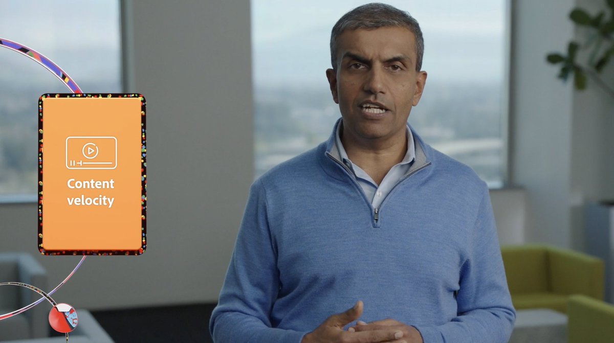 lizkmiller's tweet image. "Personalization does not happen without content velocity." @achakravarthy12 @Adobe #AdobeSummit
