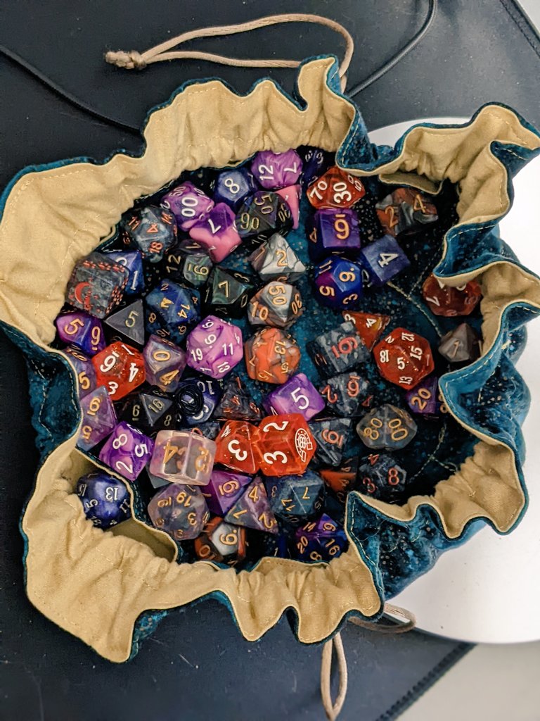 Dice..dice..&amp; more dice. We've collected quite the dice hoard here at Arcane focus, &amp; this is only a portion of it. List some of your favorite dice creators in the comments to have their page shared in our up coming stories &amp; Vendor of the week posts!!!

#dicecameraaction #dice