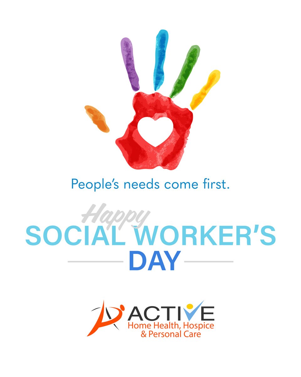 ACTIVEHHH's tweet photo. #Socialworkers are a vital part of #Activehhh. Our social workers support our patients through a variety of strenuous situations, especially with end of life matters. Thank you to our social workers and Happy Social Worker's Day!
ย #2022holidays https://t.co/JAZ8DZ2VpA