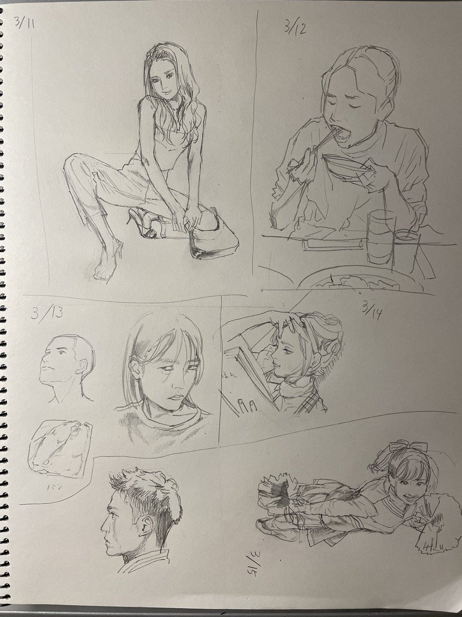 横顔が苦手すぎる どうやったら上手くなるんだろう... 