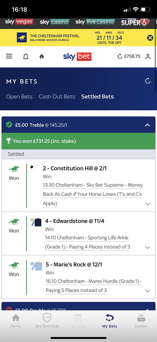Up the horses