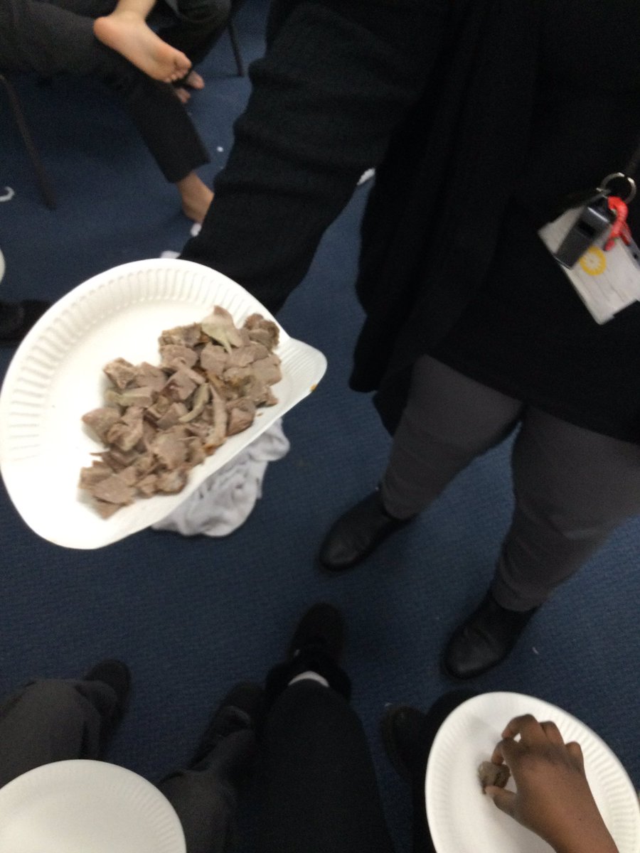 Y4StJamesNN5's tweet photo. Here year 4 are enjoying food from a Passover meal. The lamb was slain to prevent the angel of death taking the first born. Bitter herbs, unleavened bread and grape juice. https://t.co/OikIWmEvmB