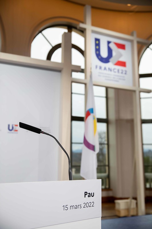 PalaisBeaumont's tweet photo. Ce 15 mars 2022, le #PalaisBeaumont a pu accueillir la Conférence pour la Diversité Linguistique dans l'Union Européenne. #PFUE

Crédit photos : ©Judith Litvine/MEAE https://t.co/OiDRruW6nZ