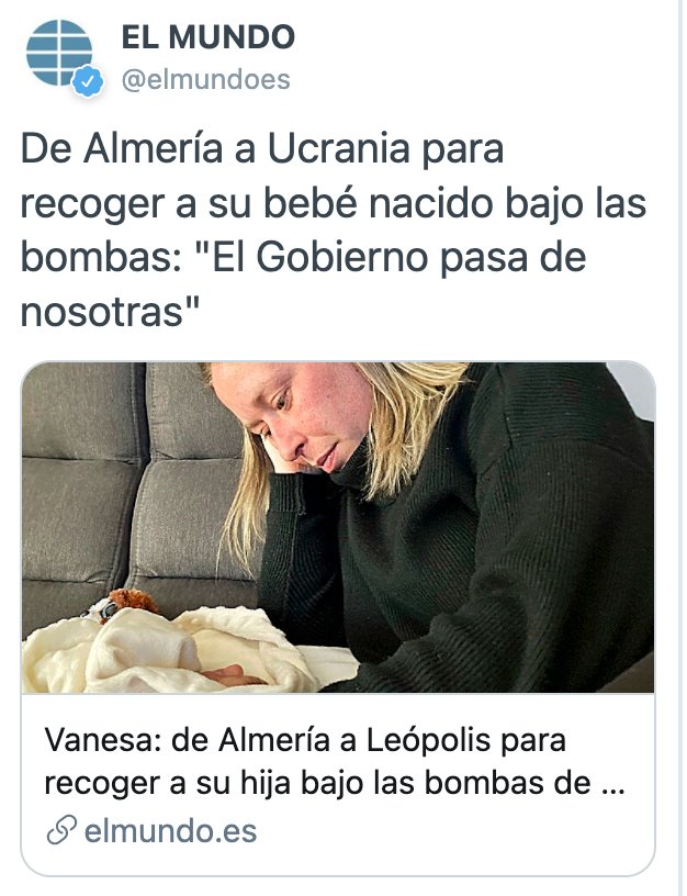 De Almería a Ucrania para recoger al bebé que ha comprado y abandonar a la mujer que ha explotado, quien lo llevó en su vientre.
La gestación subrogada es el culmen del capitalismo, la desigualdad y el egoísmo. Asco infinito.
