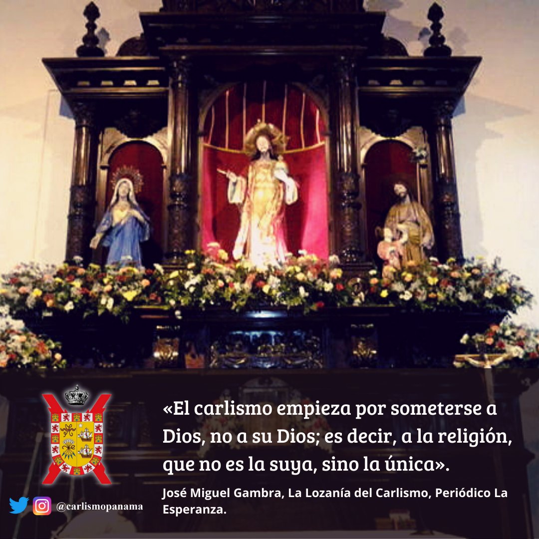CarlismoPanama's tweet photo. El carlismo es ante todo una causa al servicio de Dios. Lo confirma el profesor José Miguel Gambra, cuando describe la trayectoria y la providencial persistencia del carlismo, y su lucha por los derechos de Dios a través de siglos progresivamente turbulentos. https://t.co/6Qcdi3zFcq