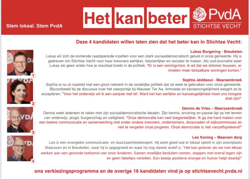 PvdASV's tweet photo. Kleur samen met ons vandaag en morgen de gemeente #StichtseVecht rood!
Kies sociaal, stem @PvdASV
#gemeenteraadsverkiezingen #hetkanbeter https://t.co/xaubKifyKr