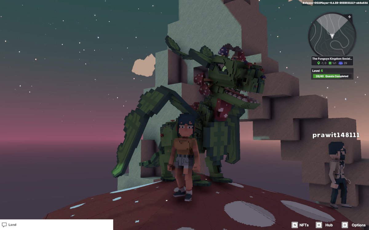 BadtZG's tweet photo. @TheSandboxGame I just participated in the daily #SandboxAlphaS2Contest for a chance to earn up to 1,000 $SAND! Starting March 15 - Selfie with the mushroom dragon. Check out my screenshot below! 👇 #SandboxAlphaS2 https://t.co/s1BPA4Hv2d