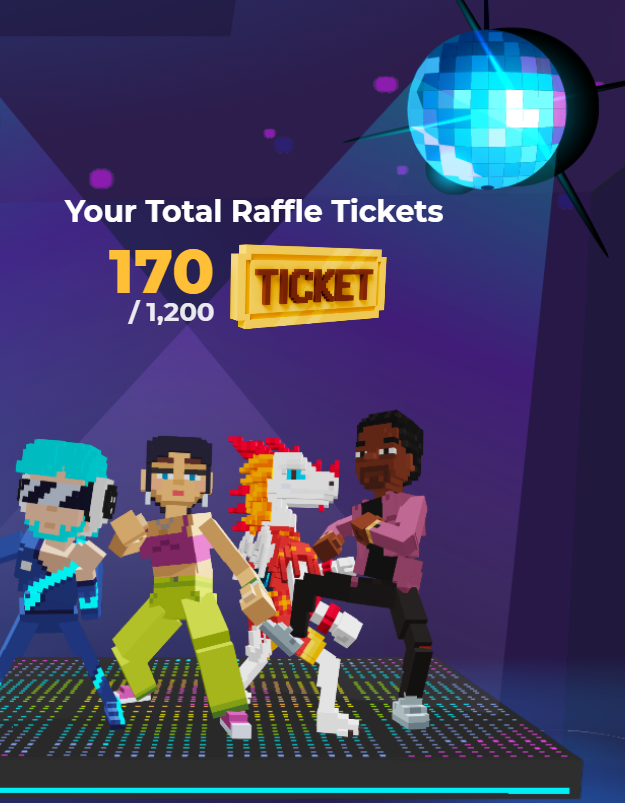 Jessica27083976's tweet photo. @TheSandboxGame I just participated in the daily #SandboxAlphaS2Contest for a chance to earn up to 1,000 $SAND! Starting March 14 -  Show your Raffle Tickets. Check out my screenshot below! 👇 #SandboxAlphaS2 https://t.co/iFqGCXNoFL