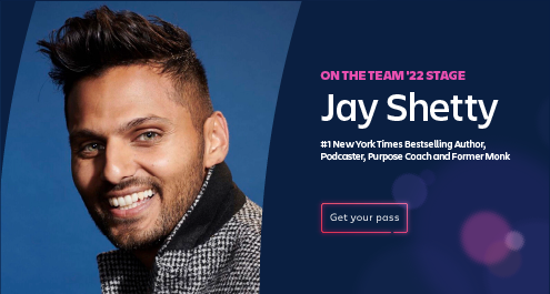 Atlassian (@atlassian) on Twitter photo Catch #1 New York Times Bestselling Author, Podcaster, Purpose Coach and Former Monk, <a href="/jayshetty/">Jay Shetty</a>, at #AtlassianTeam22! Dive into team wellness and how building a better foundation can power an effective and resilient workforce.
Sign up now: bit.ly/3KgLA99 Catch #1 New York Times Bestselling Author, Podcaster, Purpose Coach and Former Monk, <a href="/jayshetty/">Jay Shetty</a>, at #AtlassianTeam22! Dive into team wellness and how building a better foundation can power an effective and resilient workforce.
Sign up now: bit.ly/3KgLA99
