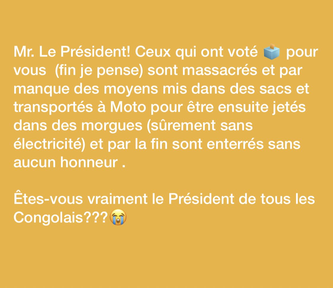 Ma pensée pour Beni 🙏🏾😭…
