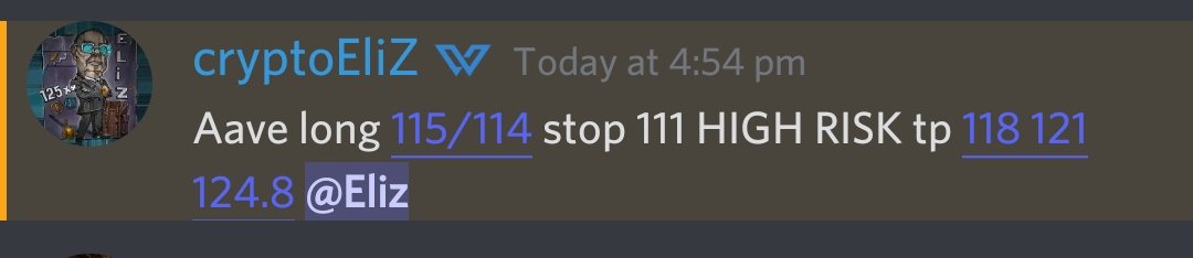 LaloWWG's tweet photo. Small scalps &amp; small wins always add up.@eliz883 shared long scalp on #AAVE

 Idea attached for transparency.

📢 https://t.co/pGXvJqIG5L to sign up.

@WalshWealthWWG https://t.co/p6qZRyr39p