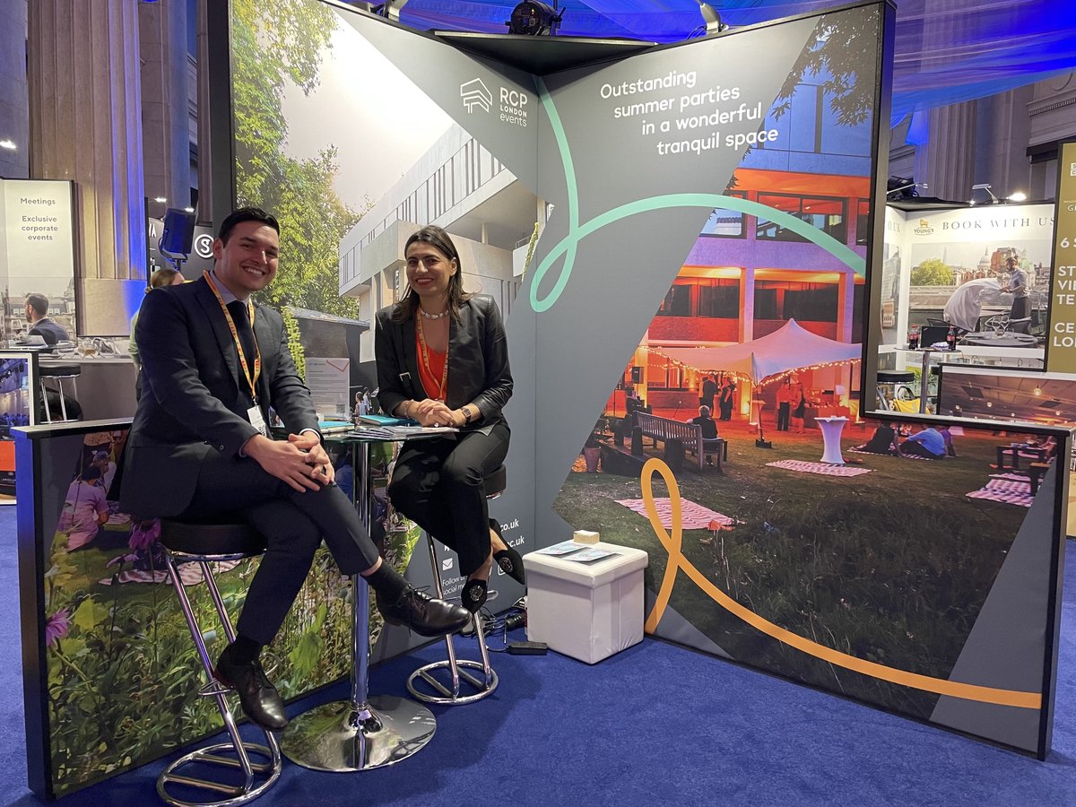 RCPVenue's tweet image. Ready, set, go - let the London Summer Event Show 2022 begin!

Fairouz and Ele are waiting for you on stand B04. Find out more about:

☀️ Our Medicinal Garden
☀️Our summer packages
☀️How we can make your summer event memorable 

#RCPLondonEvents #LSES22 #EventProfs