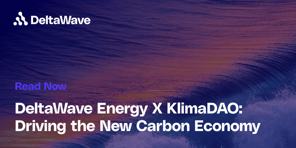 DeltawaveOS's tweet photo. Read how the @DeltawaveOS X @KlimaDAO partnership is driving the new carbon economy by leveraging technology to bring the ease of on-chain carbon credits to oil and gas companies.

https://t.co/VPAmec7ZJY

#oilandgas #deltawave #klimadao #carbonneutral https://t.co/JV4RolIjRY