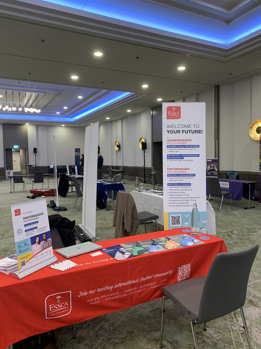 Today’s event in Frankfurt is starting very soon! Looking forward to meet prospective students for our #masters and #postgraduate programmes at   <a href="/ESSCA_Ecole/">ESSCA</a> #higheducation #businessschool #masterinmanagement #studyinfrance