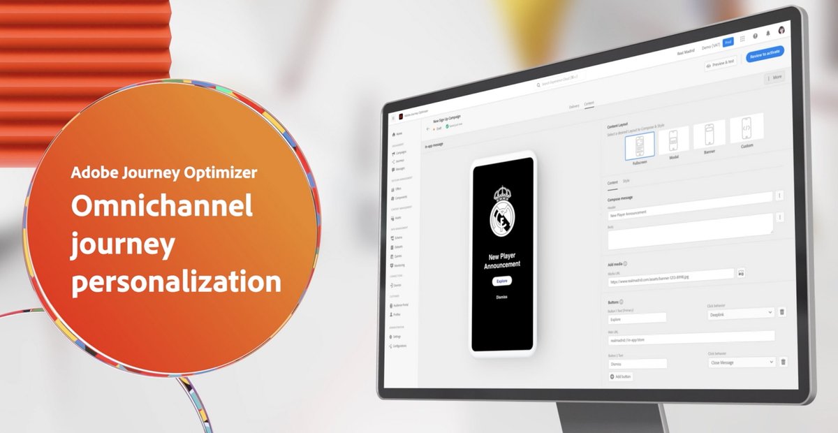 lizkmiller's tweet image. Announcement alert:  @adobe Journey Optimizer, not with #omnichannel journey #personalization to include, text and...well...optimize messaging and mobile push #AdobeSummit