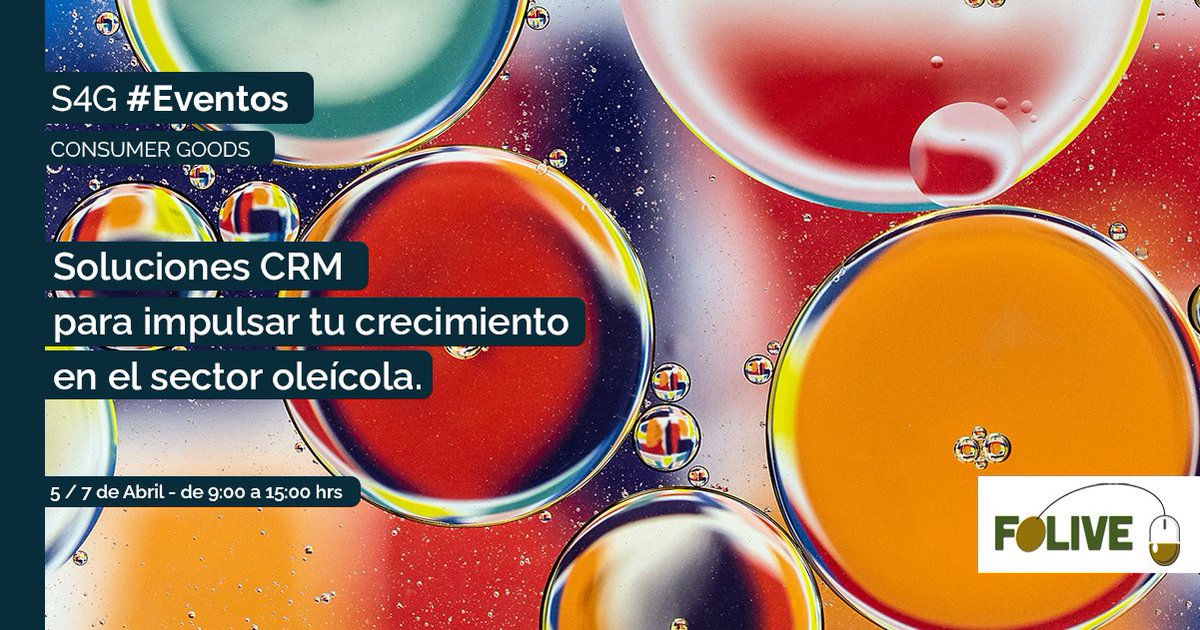 ¿Lideras la #TransformaciónDigital de tu compañía del sector oleícola?

Te invitamos a <a href="/feria_folive/">Folive</a>, el congreso para la industria del #AceitedeOliva 🫒 del que somos partners.

David Iborra habla sobre #Salesforce y empresas del sector.

Inscríbete 👉 bit.ly/3q7f95x