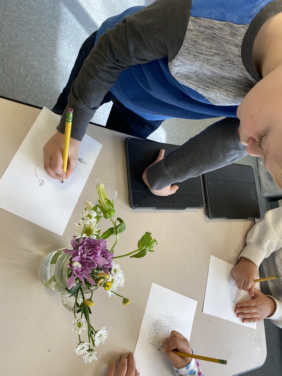 MaryKTapia's tweet photo. I can learn to look more closely and see things that may otherwise not be seen. Spring inspiration to practice our Studio Habit of Mind. What else might we #Observe ?!#LyonLearners #d34inquiry #TABchat #WeAreD34 #SHoM https://t.co/a57t4AEsLf