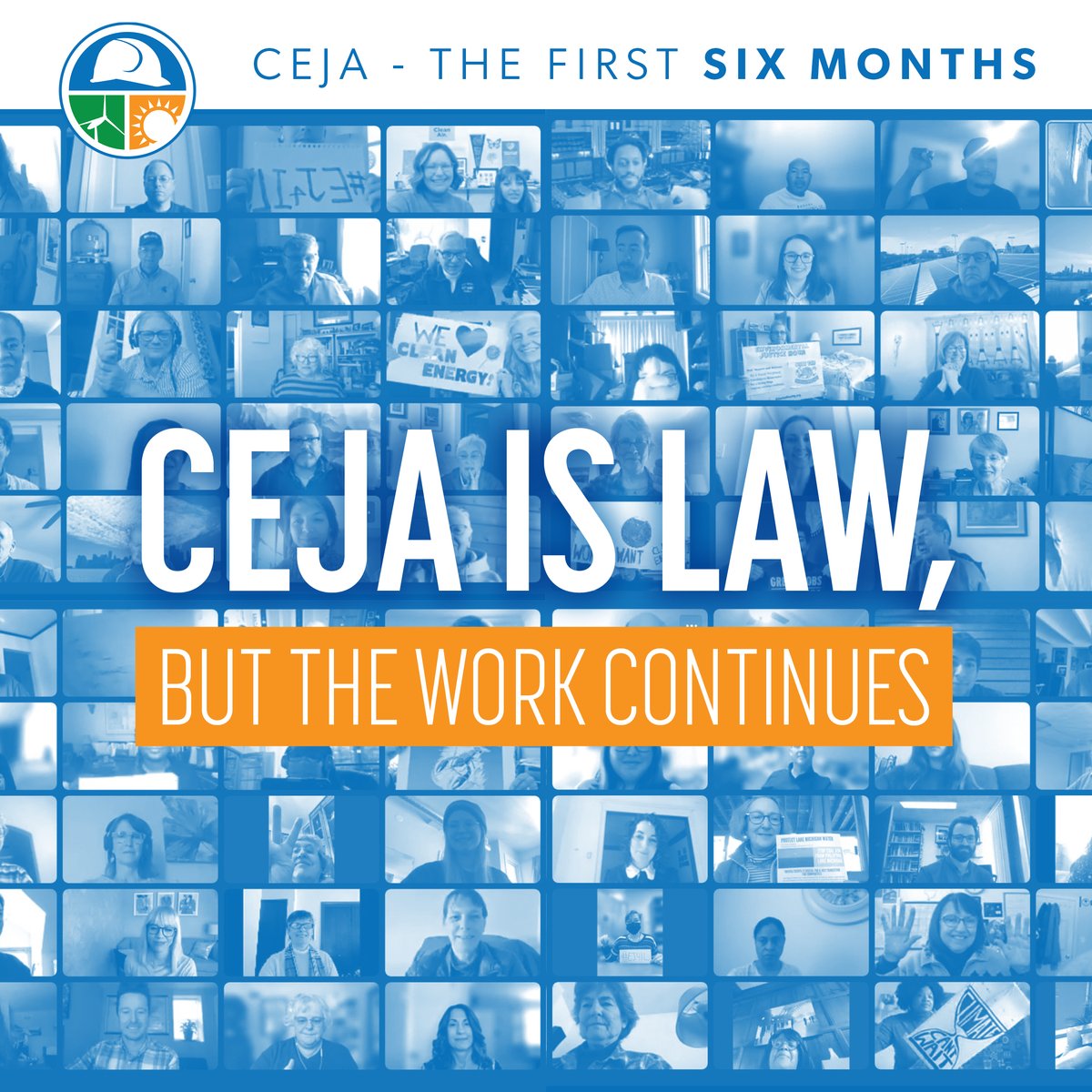 Six months ago (!!!!) we enacted the most equitable clean jobs bill in the nation. We still have a lot of work in front of us to make it real, but man I'm still so proud 🥹 we did this. #CEJAWorks