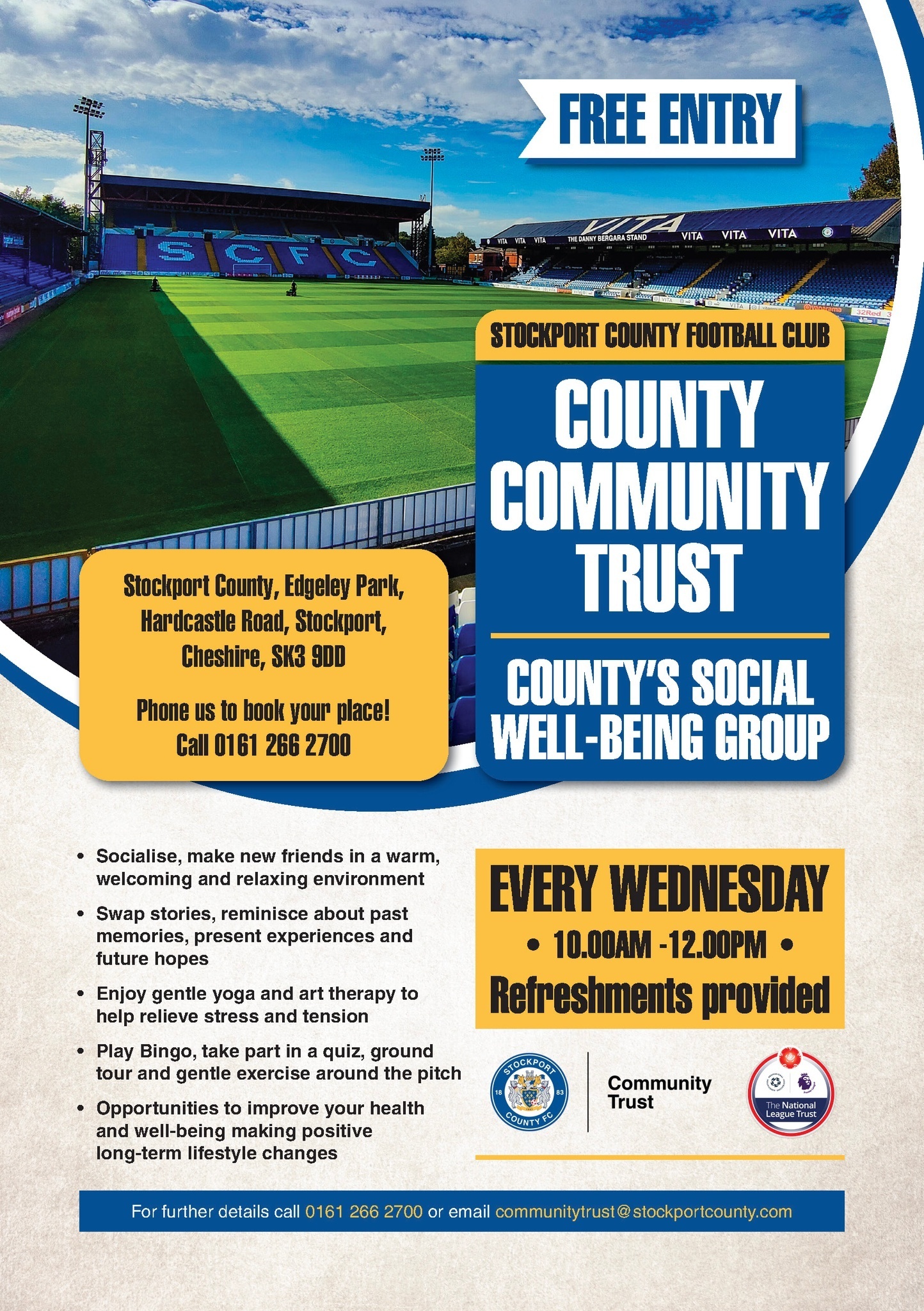 Stockport Council on Twitter "Join StockportCounty's social wellbeing